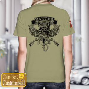 Personalized Veterans Military Rangers T-Shirt