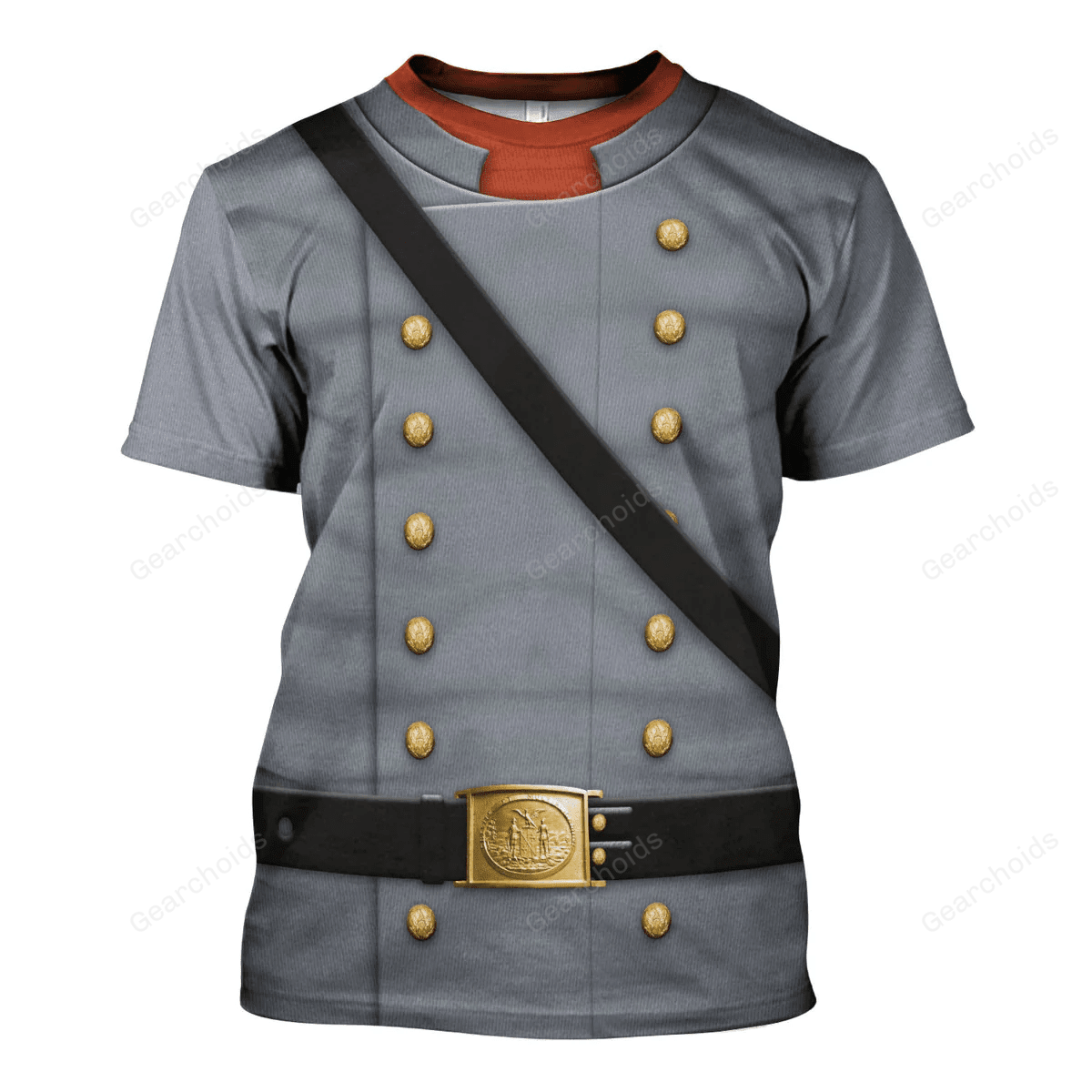 American Confederate Army Cavalry Officer Uniform - TShirt