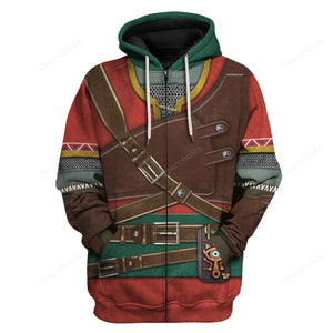 Hylian Armor Hoodie Sweatshirt Sweatpants ZDHS04