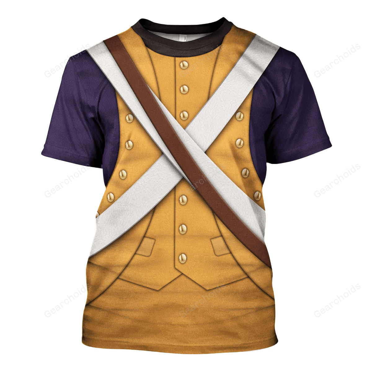 American Infantry-Full Marching-1776-1783 Uniform T-Shirt