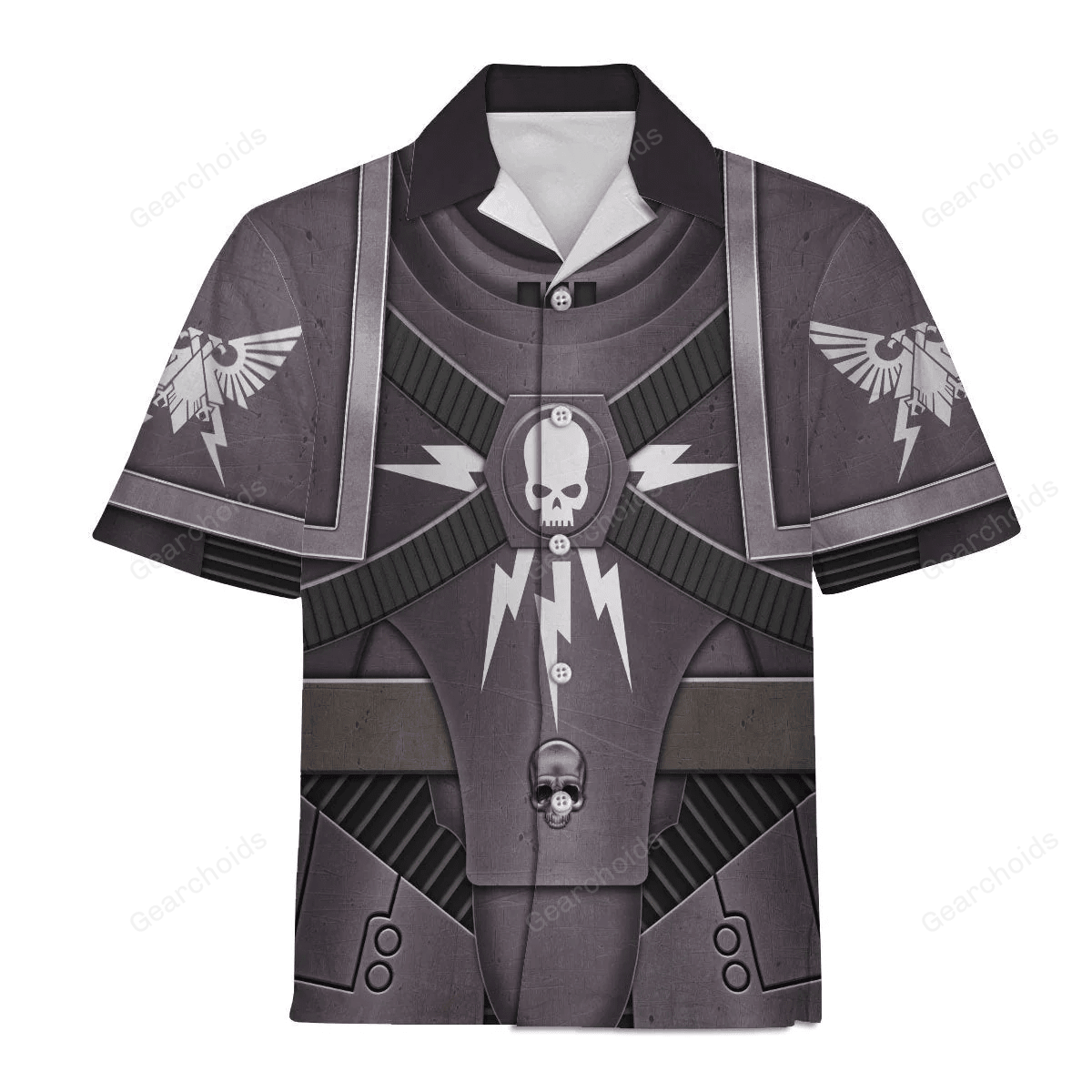 Pre-Heresy Black Templars In Mark IV Maximus Power Armor - Costume Cosplay Hawaiian Shirt WHHS190