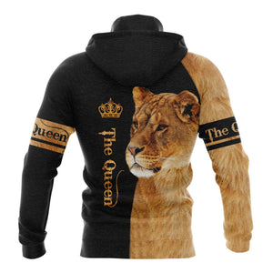 Lion Queen Hoodie For Men And Women