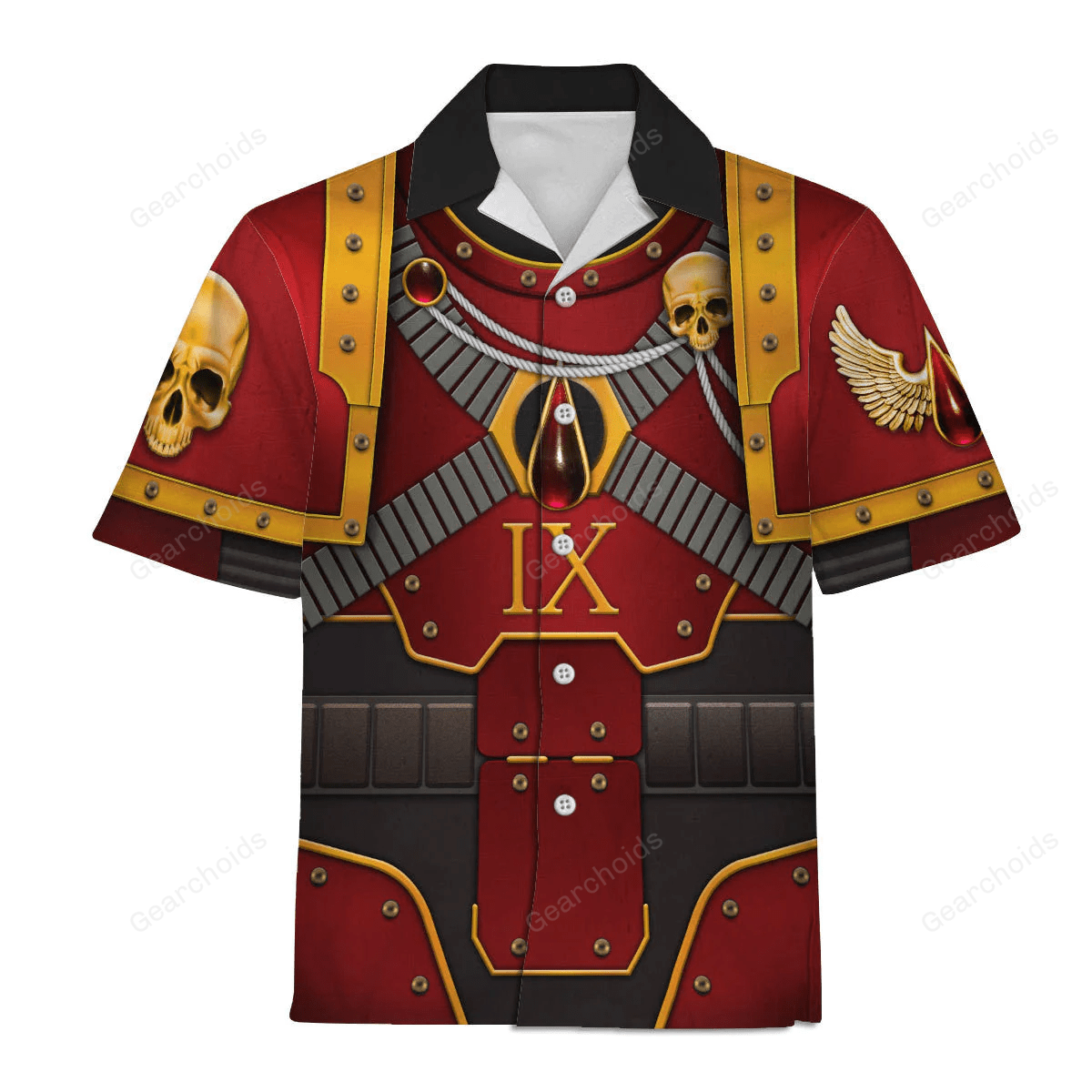 Warhammer Blood Angels IX Captain - Costume Cosplay Hawaiian Shirt WHHS111