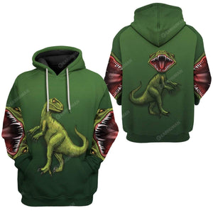 Trex Dinosaur Hoodie For Men & Women