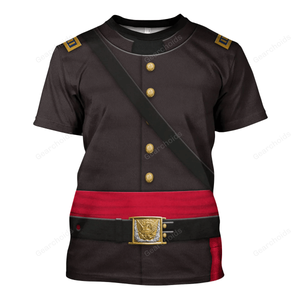 Union Army- Captain Of Infantry Uniform T-Shirt