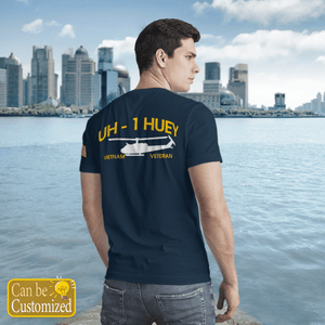 Personalized US Air Force Veteran UH-1 Huey T-Shirt