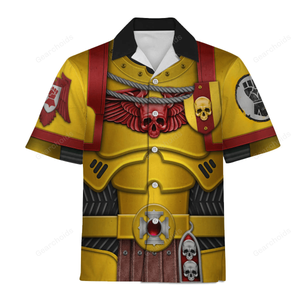 Warhammer Imperial Fists Captain - Costume Cosplay Hawaiian Shirt WHHS164