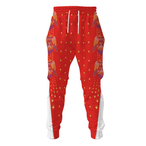 Elvis EAGLE Red Costume - Hoodie Sweatshirt T-Shirt Sweatpants ELHS29