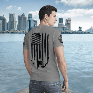 Personalized Veterans Welder Flag 3D T-shirt