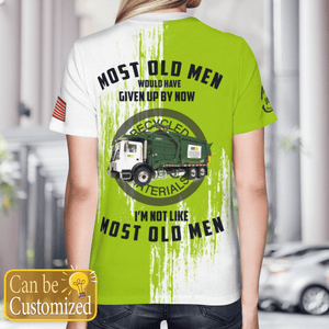 Personalized Veterans Waste Management 3D T-Shirt