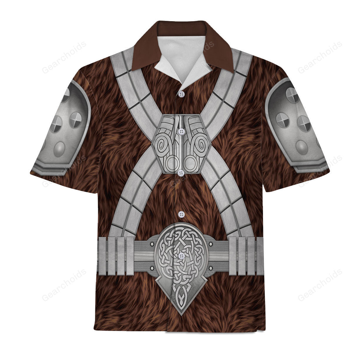 Black Krrsantan, Brown Costume Hawaiian Shirt