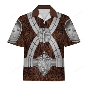 Black Krrsantan, Brown Costume Hawaiian Shirt SWHS32