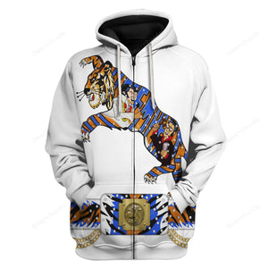 Elvis Presley Tiger - Costume Cosplay Hoodie Sweatshirt Sweatpants ELHS46