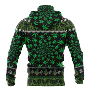 Satan Claus Marijuana Christmas Hoodie For Men And Women