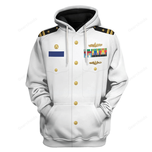 Rank And Branches US Navy Costume Hoodie Sweatshirt Sweatpants