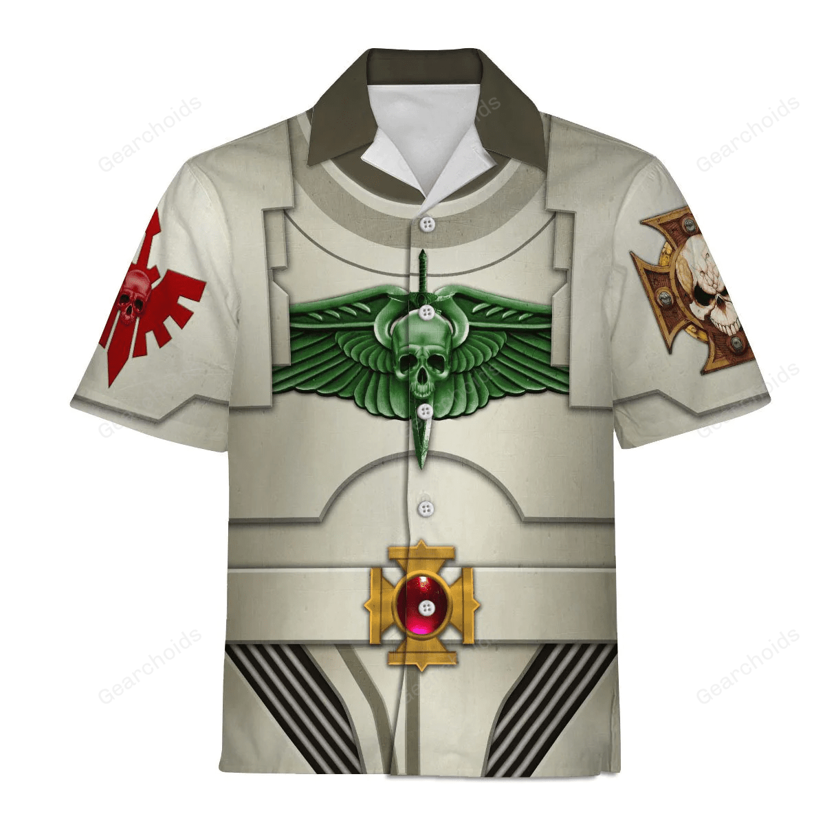 Warhammer Terminator Armor Blood Angels - Costume Cosplay Hawaiian Shirt WHHS133