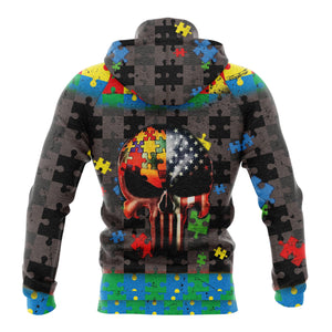 Autism Warrior Fighting For My Son Hoodie For Men And Women