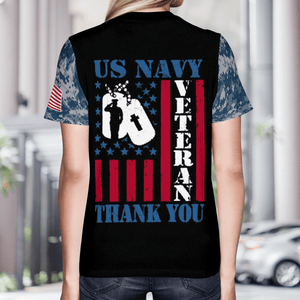 Veteran US Navy USS Enterprise (CVN-65) 3D T-Shirt