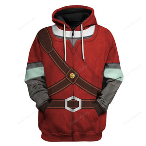 Knights Of Skyloft Red Hoodie Sweatshirt Sweatpants ZDHS52