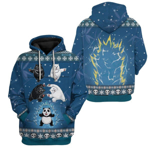 Panda Fusion Christmas Hoodie For Men & Women