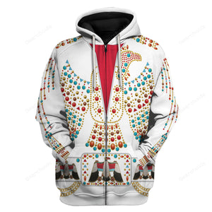 Elvis Thunderbird Costume - Costume Cosplay Hoodie Sweatshirt Sweatpants ELHS10