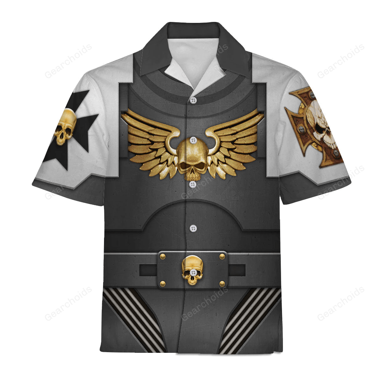 Warhammer Terminator Armor Black Templars - Costume Cosplay Hawaiian Shirt