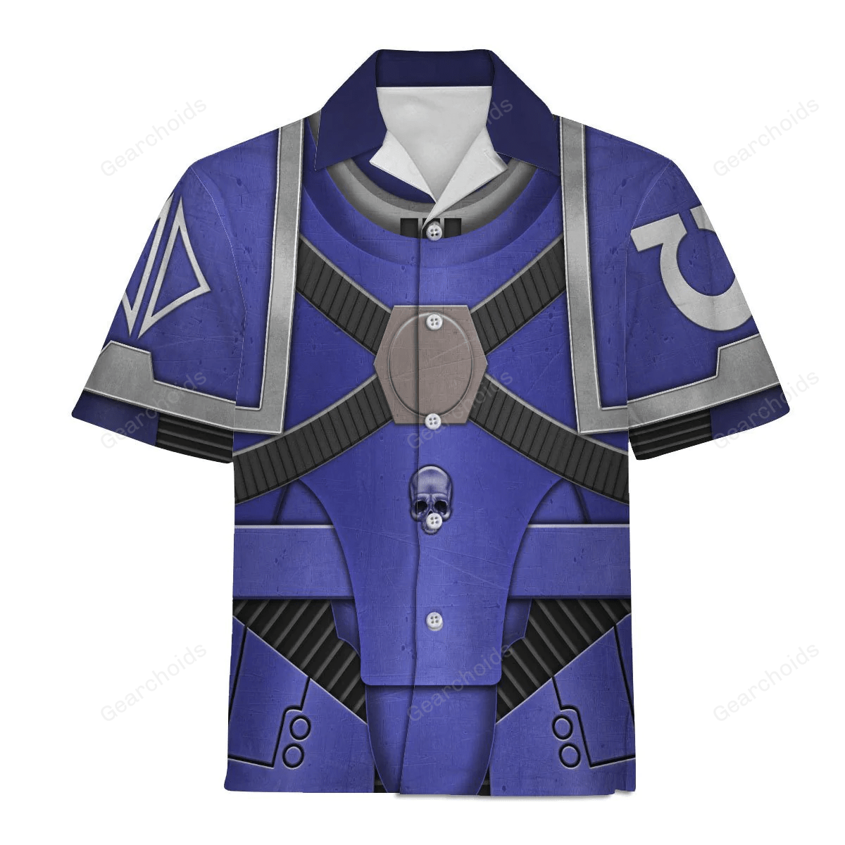 Pre-Heresy Ultramarines In Mark IV Maximus Power Armor - Costume Cosplay Hawaiian Shirt WHHS186