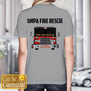 Personalized Veterans Tampa Fire Rescue The Big House T-Shirt