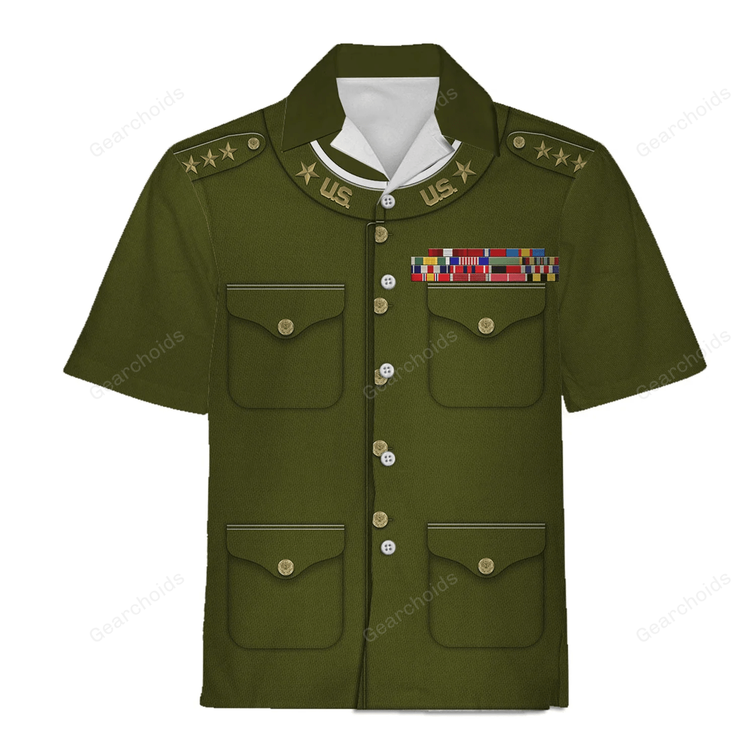 General Peyton C. March Costume Hawaiian Shirt