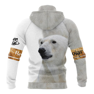 Polar Bear All Over Print Hoodie For Men And Women