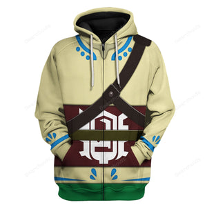 Skyloft Uniform - Skyward Sword Link Attire Hoodie Sweatshirt Sweatpants ZDHS07