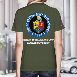 Veterans Army Military Intelligence Branch Insignia 3D T-Shirt