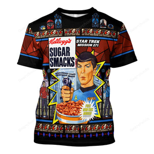 Star Trek Sugar Smacks ST Mission271 Stained Glass T-Shirt