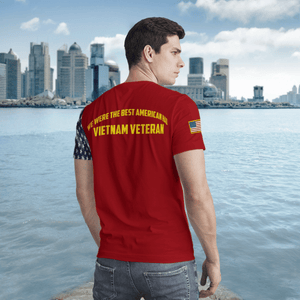 Personalized Armed Forces Vietnam Veteran America Military Soldier T-Shirt