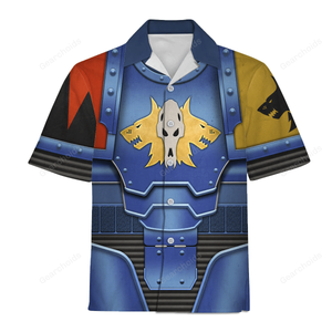 Space Wolves In Mark III Power Armor - Costume Cosplay Hawaiian Shirt WHHS169