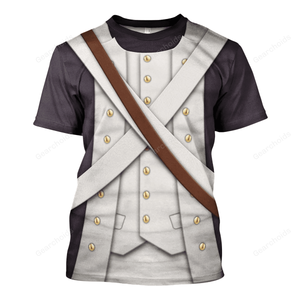 US Infantry-3rd Connecticut Regiment-1783 Uniform T-Shirt
