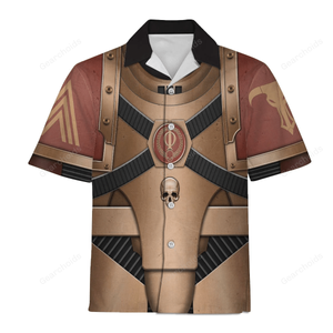 Pre-Heresy Minotaurs Marine Mark IV Armor - Costume Cosplay Hawaiian Shirt WHHS185