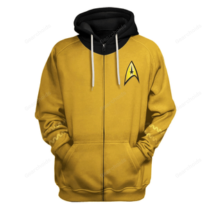 Star Trek The Original Series Yellow Hoodie Sweatshirt Sweatpants