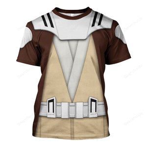 Star Wars Mace Windu's Jedi Robes Costume T-Shirt For Men And Women SWHS75