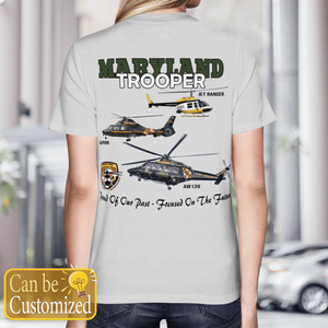 Personalized Veterans Maryland Medevac Team T-Shirt 3D