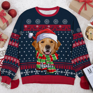 Custom Photo Have A Fetching Christmas - Personalized Ugly Sweater - Christmas Gift For Pet Owners, Pet Lovers - NH96