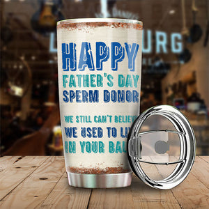 Dear Dad From Swimming Champion - Gift For Dad - Personalized Tumbler