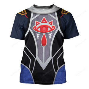 Sheik Zelda Attire Cosplay Hoodie Sweatshirt Sweatpants ZDHS18