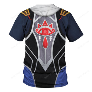 Sheik Zelda Attire Cosplay Hoodie Sweatshirt Sweatpants ZDHS18