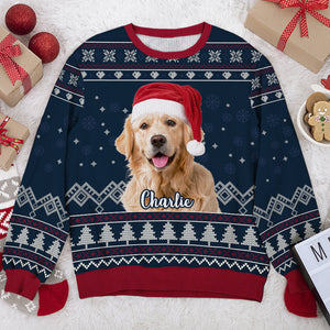 Custom Photo Pet Bless You This Christmas - Personalized Ugly Sweater - Christmas Gift For Pet Owners, Pet Lovers - NH96