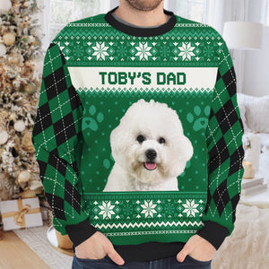 Custom Photo I'm A Dog Mom - Personalized Ugly Sweater - Gift For Dog Lover, Dog Mom, Dog Dad NH96