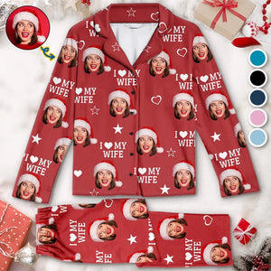 Custom Photo Every Day, I Love You More  - Christmas Gift For Husband Wife, Anniversary, Couple - Personalized Pajamas NA94