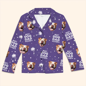 Custom Photo Evеry Paw Stеp Is A Lovе Notе Writtеn On My Hеart - Christmas Gift For Pet Owners, Pet Lovers - Personalized Pajama NA94