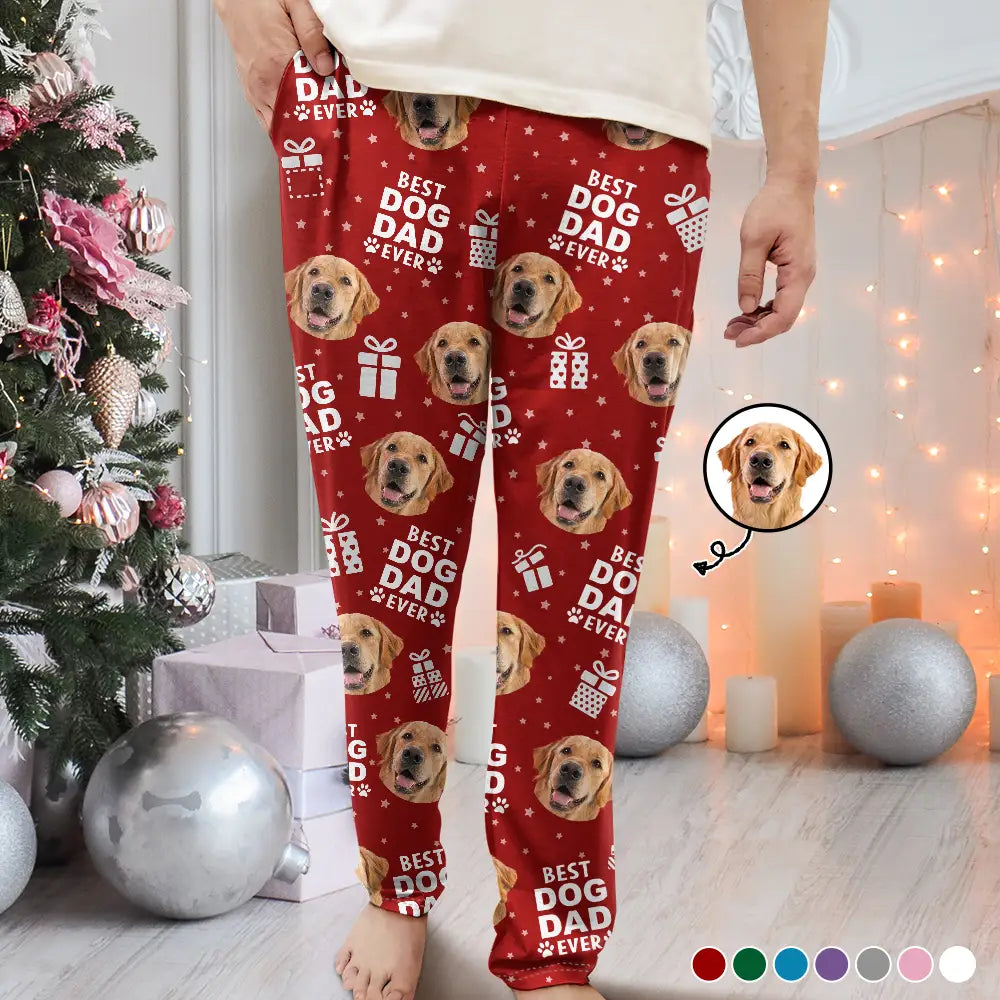 Custom Photo Best Gift Ever - Gift For Pet Lovers - Personalized Pajama Pants NA94