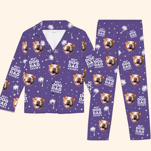 Custom Photo Evеry Paw Stеp Is A Lovе Notе Writtеn On My Hеart - Christmas Gift For Pet Owners, Pet Lovers - Personalized Pajama NA94